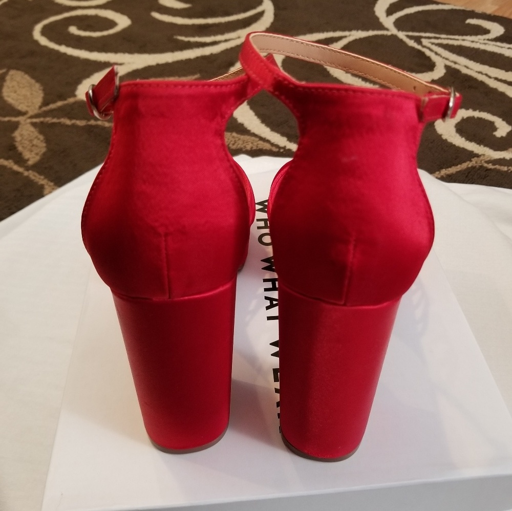 Red Ella Heels - Picture 6 of 8